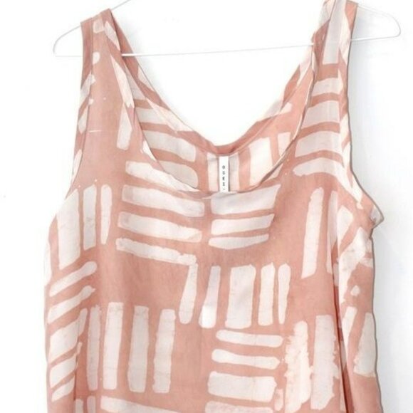 Osei Duro Tops - Osei Duro - Proper tank in Rose Basket - size L